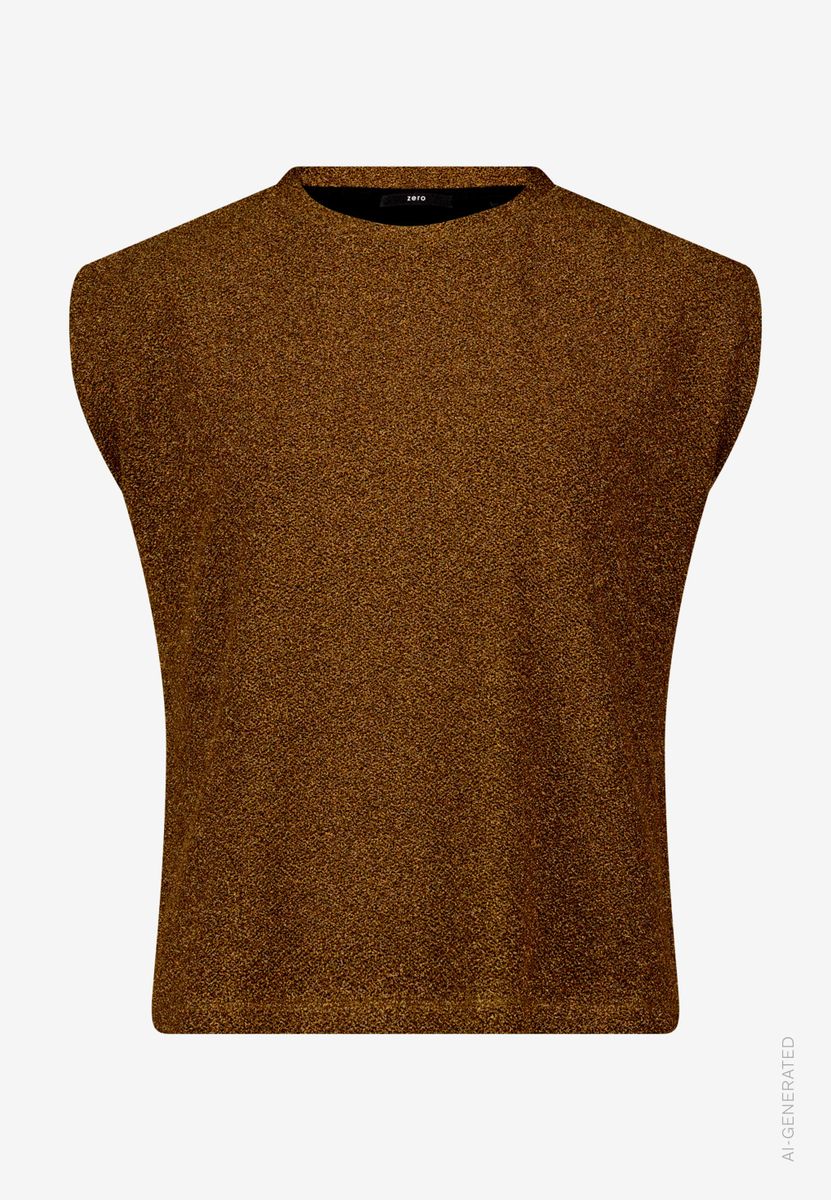 Damen Kurzarmshirt mit Glitzer