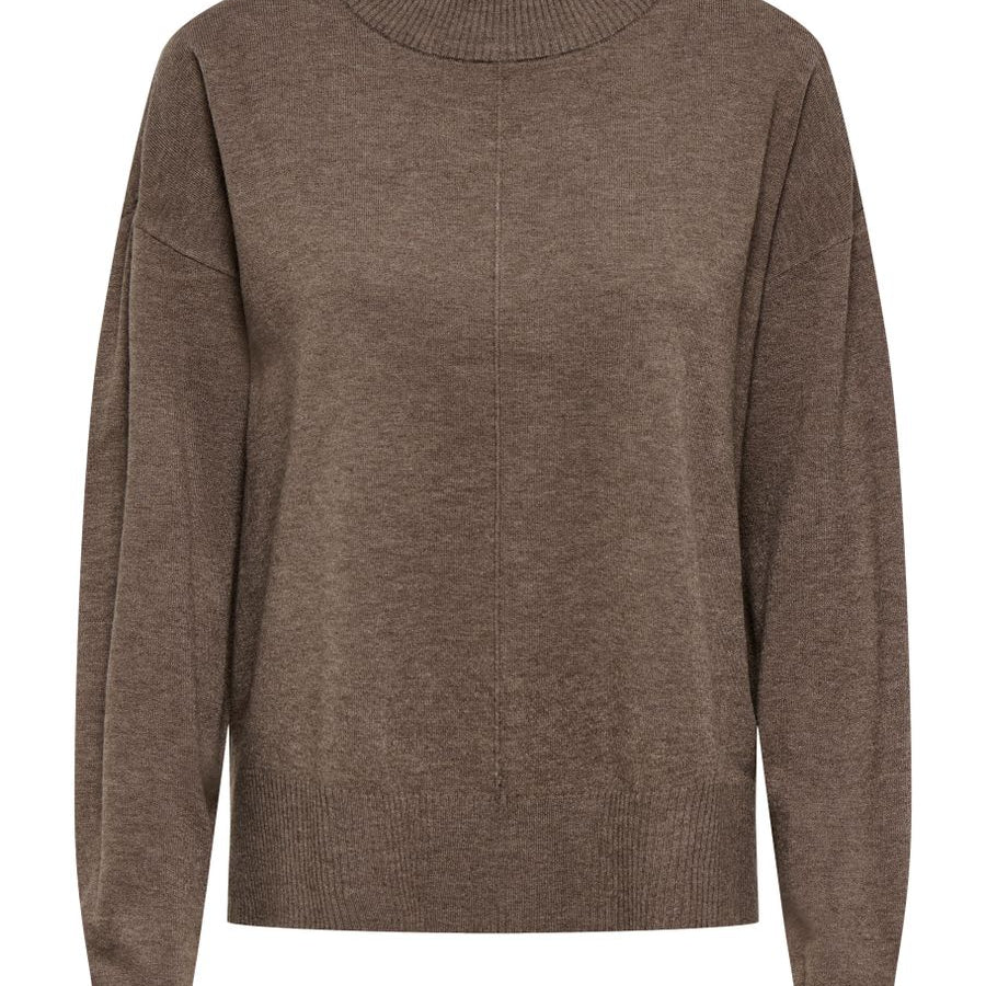 JDYAMORE L/S HN SLIT PULLOVER KNT