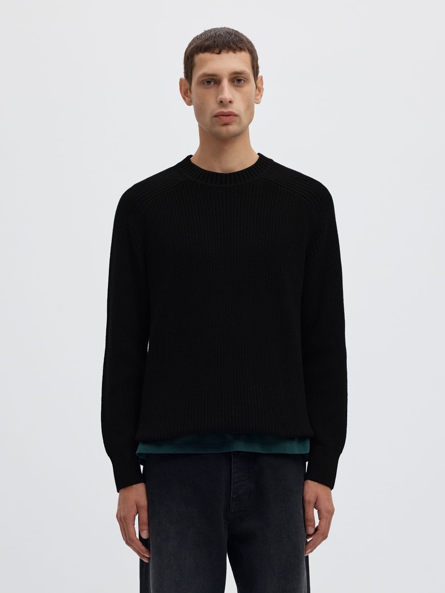 SLMPIM LS KNIT CREW NECK CAMP