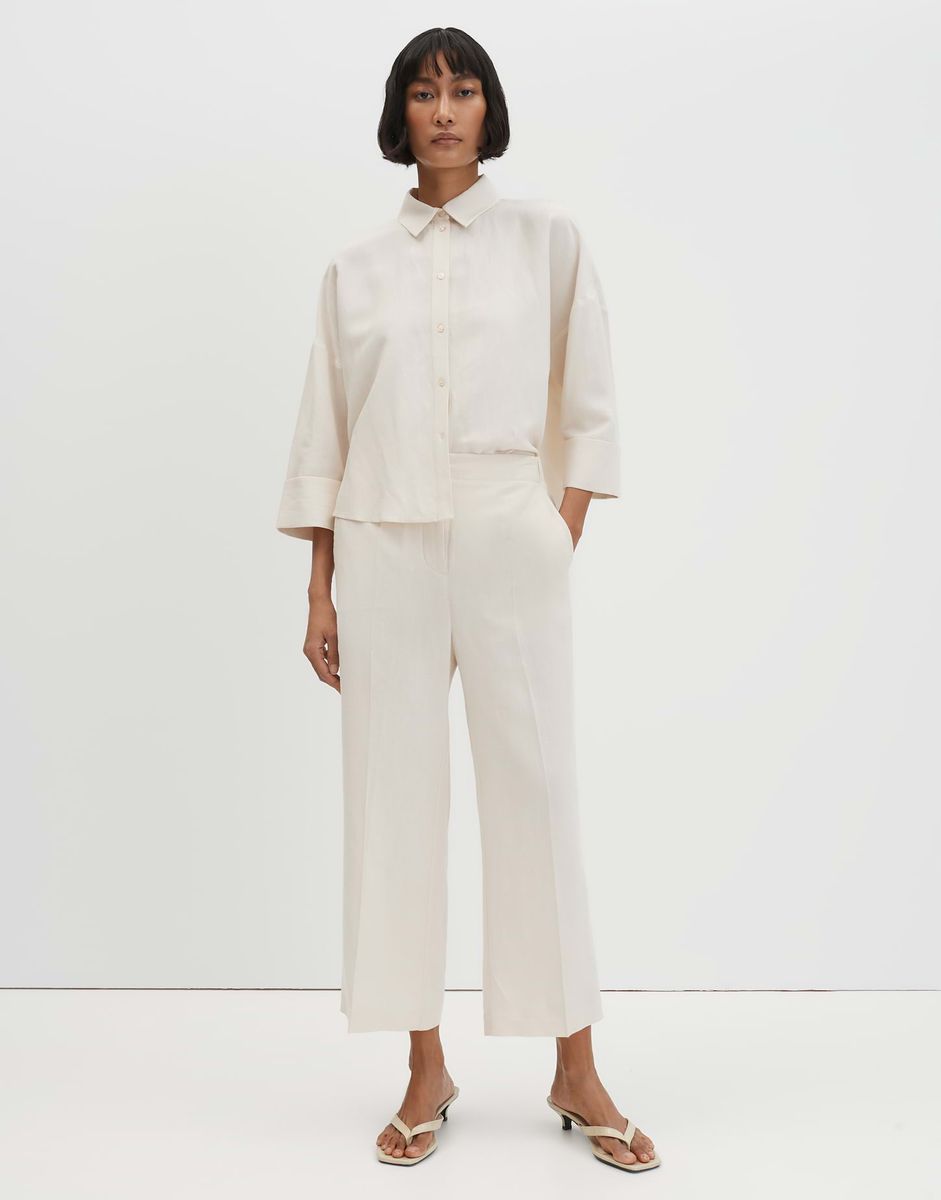 Celino cropped linen