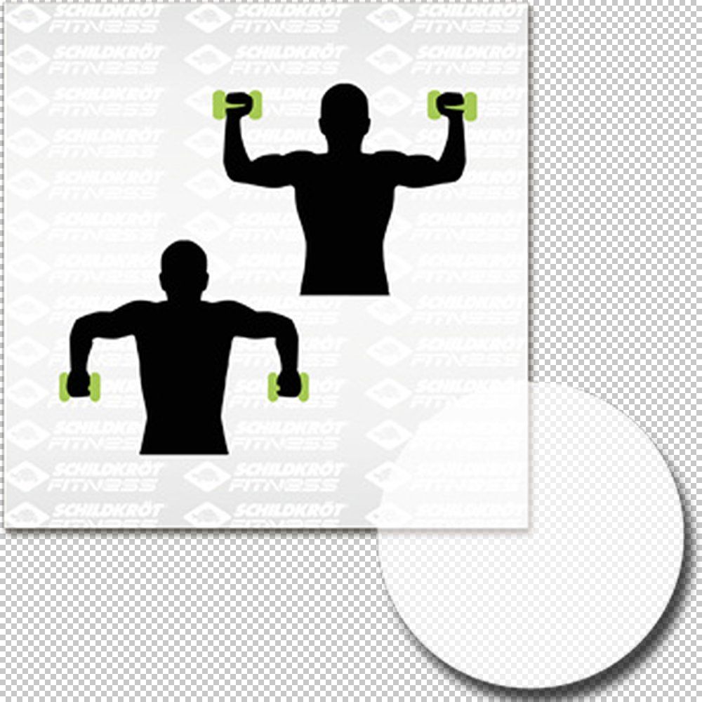SCHILDKRÖT FITNESS Schildkröt VINYL HANTEL Set, 2x 2,0kg (grey), in 4C-Box, M-2022