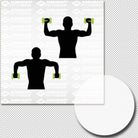 SCHILDKRÖT FITNESS Schildkröt VINYL HANTEL Set, 2x 2,0kg (grey), in 4C-Box, M-2022