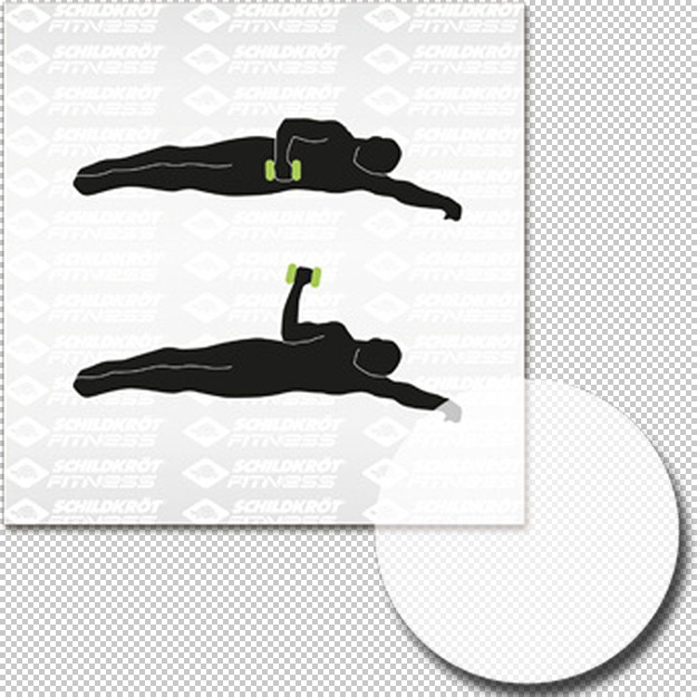 SCHILDKRÖT FITNESS Schildkröt VINYL HANTEL Set, 2x 2,0kg (grey), in 4C-Box, M-2022