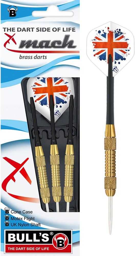 BULL'S Dartpfeil Mach Steel Dart