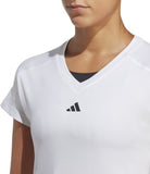 ADIDAS Damen Shirt AEROREADY Train Essentials Minimal Branding V-Neck