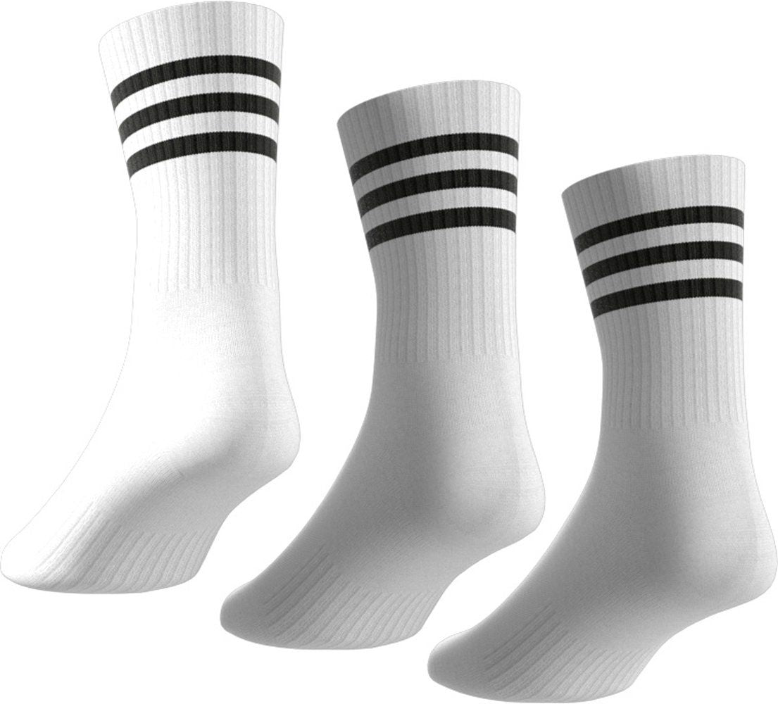 ADIDAS Herren Socken 3-Streifen Cushioned Crew, 3 Paar