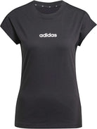 ADIDAS Damen Shirt Essentials Linear Cotton