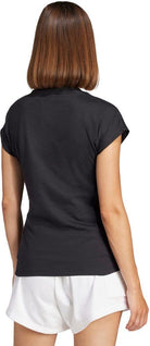 ADIDAS Damen Shirt Essentials Linear Cotton