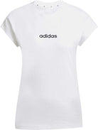 ADIDAS Damen Shirt Essentials Linear Cotton