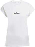 ADIDAS Damen Shirt Essentials Linear Cotton
