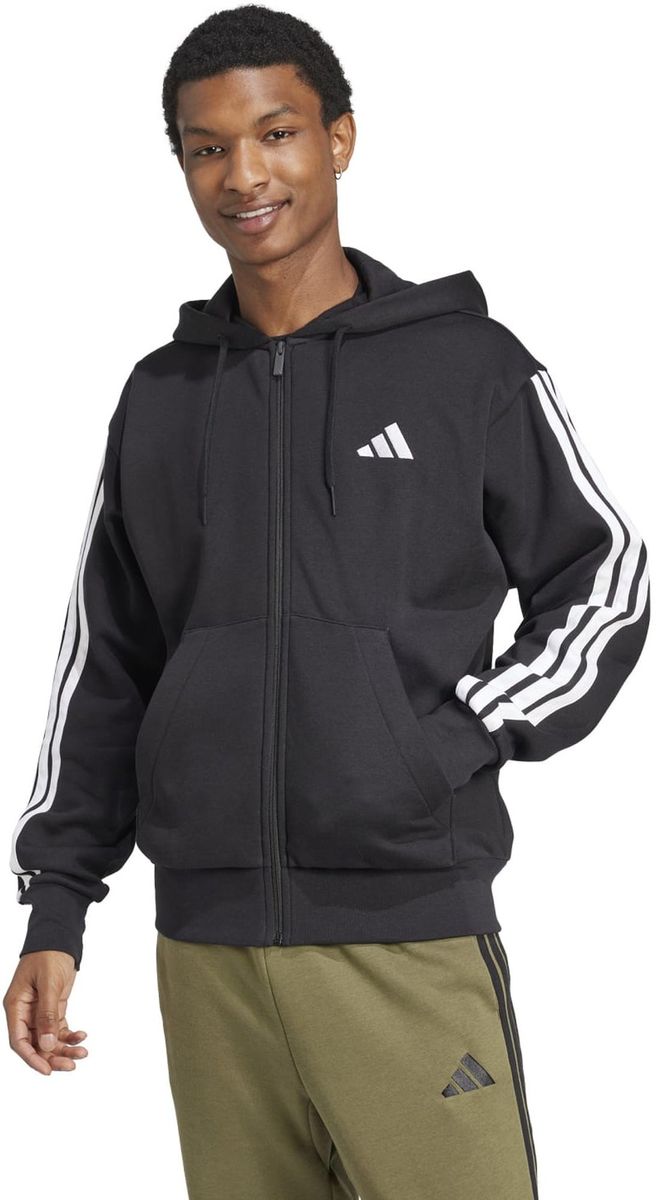 ADIDAS Herren Kapuzensweat Essentials 3-Streifen