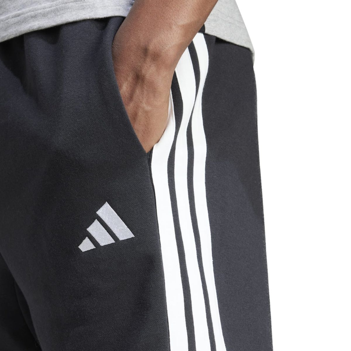ADIDAS Herren Shorts Essentials 3-Streifen French Terry