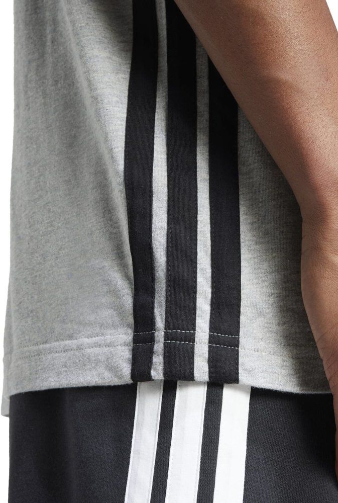 ADIDAS Herren Shirt Essentials 3-Streifen Single Jersey