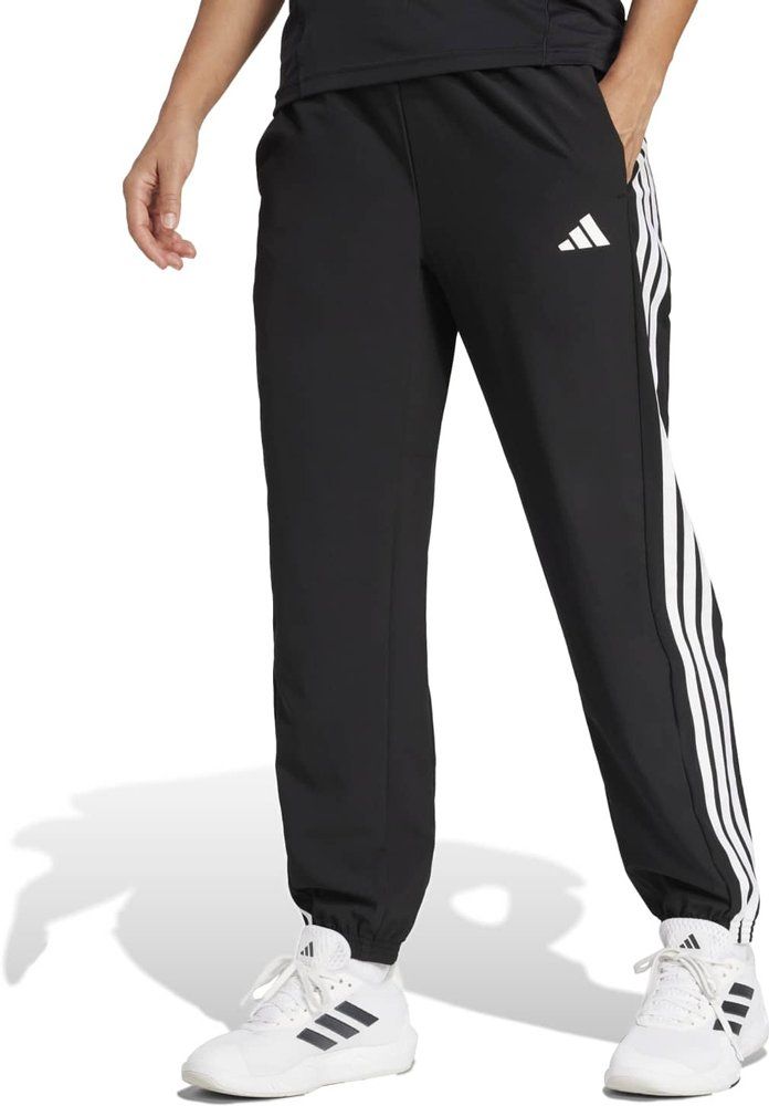 ADIDAS Damen Sporthose Train Essentials 3-Streifen Woven