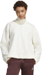 ADIDAS Damen Sweatshirt Soft Lux Quarter-Zip