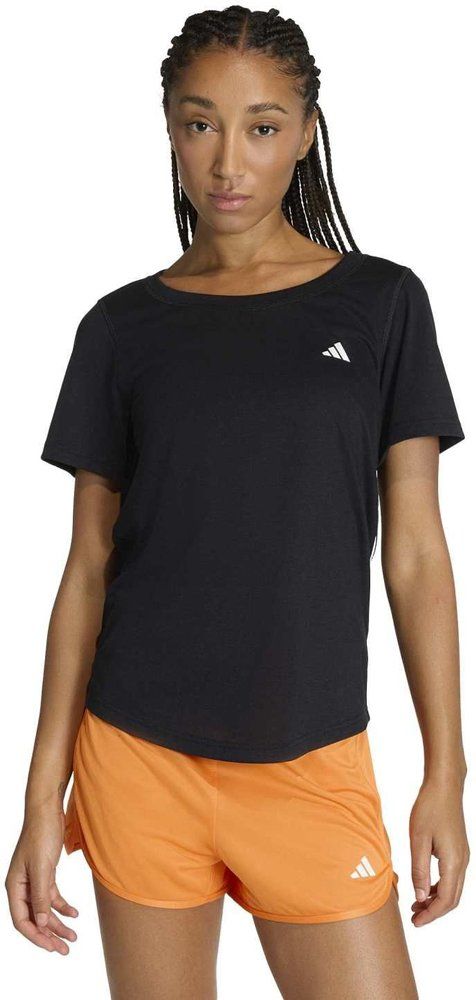 ADIDAS Damen Shirt Workout Essentials mit tiefem Ausschnitt