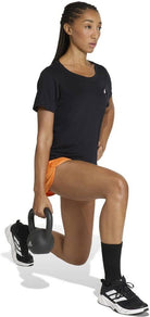ADIDAS Damen Shirt Workout Essentials mit tiefem Ausschnitt