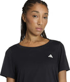 ADIDAS Damen Shirt Workout Essentials mit tiefem Ausschnitt
