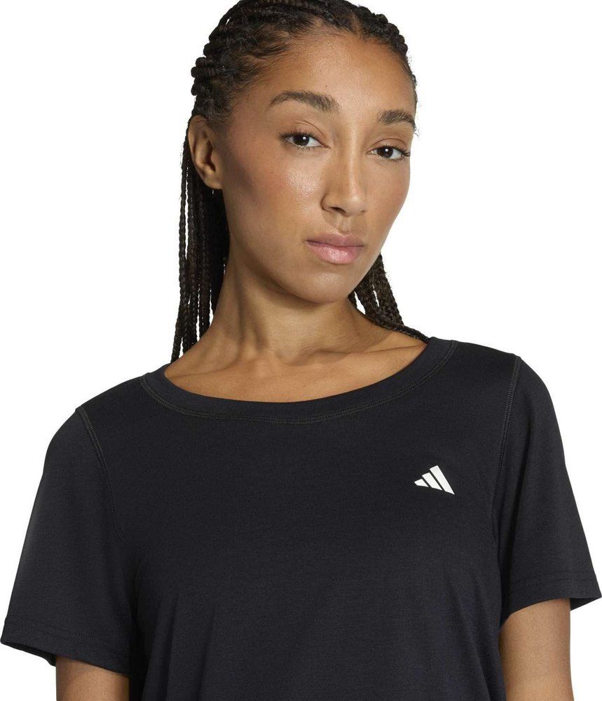 ADIDAS Damen Shirt Workout Essentials mit tiefem Ausschnitt