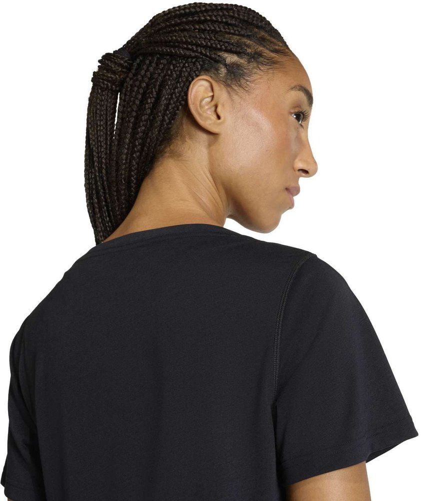 ADIDAS Damen Shirt Workout Essentials mit tiefem Ausschnitt