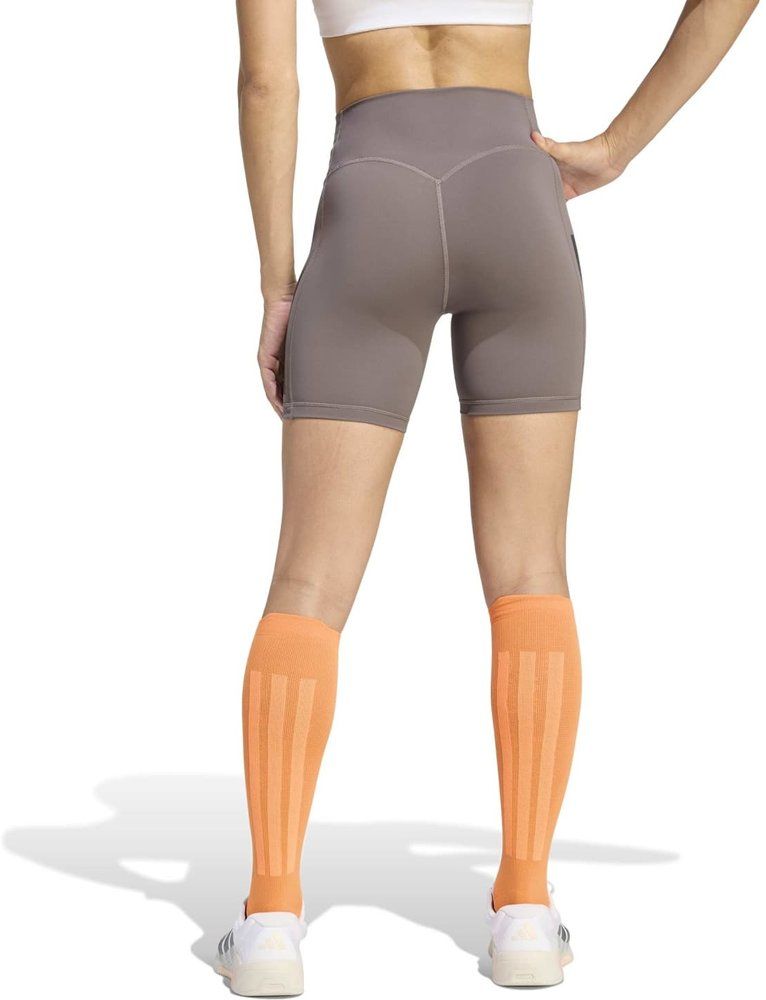 ADIDAS Damen Tight Optime Workout 3-Streifen Kurze (Länge 5 Zoll)