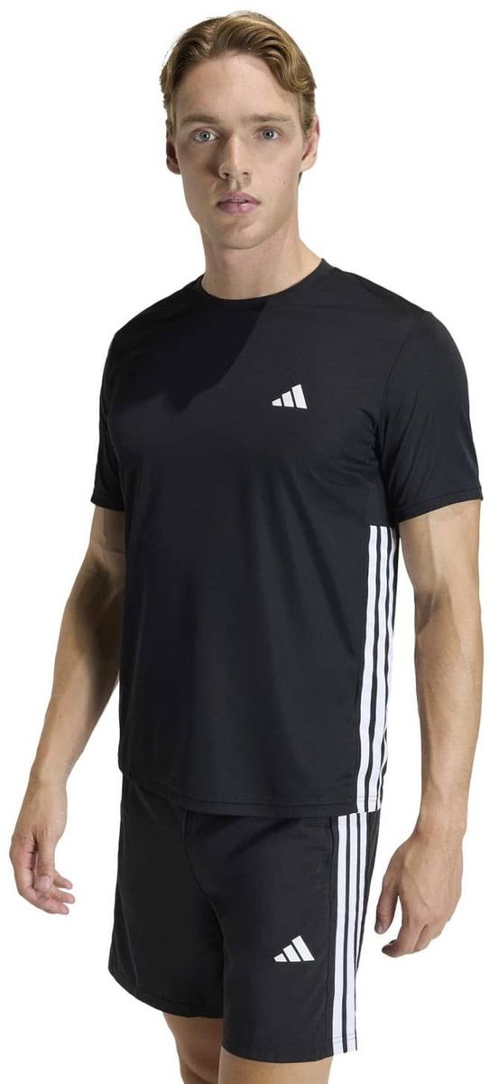 ADIDAS Herren Shirt WORKOUT ESSENTIALS BASE 3-STREIFEN