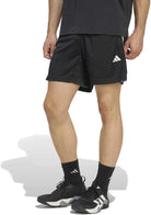 ADIDAS Herren Shorts WORKOUT ESSENTIALS BASE 3-STRIPES PIQUÉ SHORT 7 IN
