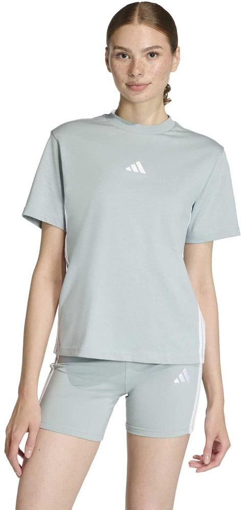 ADIDAS Damen Shirt Essentials 3-Streifen Cotton