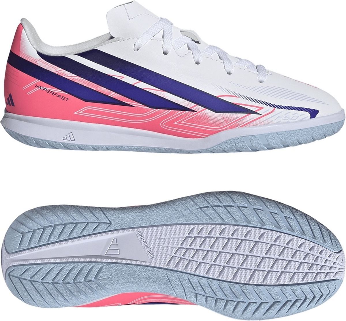 ADIDAS Kinder Fussball-Hallenschuhe F50 Hyperfast Club IN