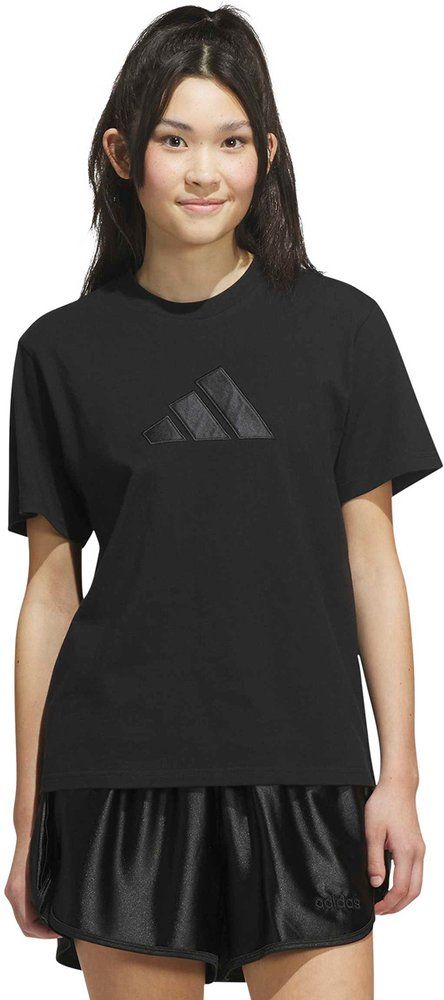 ADIDAS Damen Shirt SATIN-FILLED LOGO GRAFIK