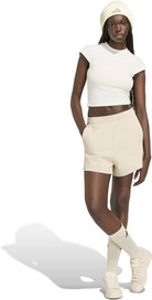 ADIDAS Damen Shorts KIT KLEINES LOGO (Länge 4 Zoll)