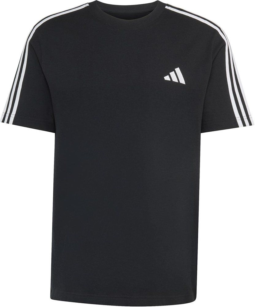 ADIDAS Herren Shirt Essentials 3-Streifen, Single Jersey, Branding