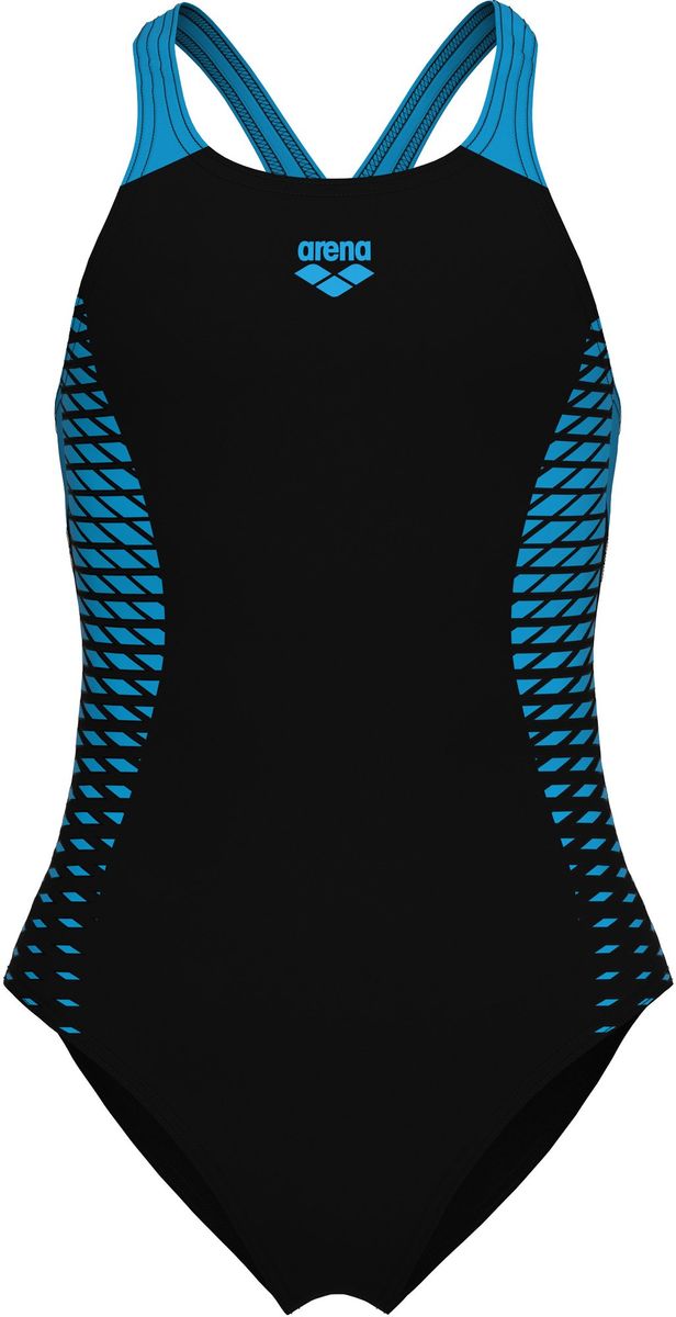 ARENA Kinder Schwimmanzug GIRL'S OPENINGS SWIMSUIT V BACK