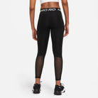 NIKE Damen Tight Nike Pro Women's Mid-Rise Mesh-Pane