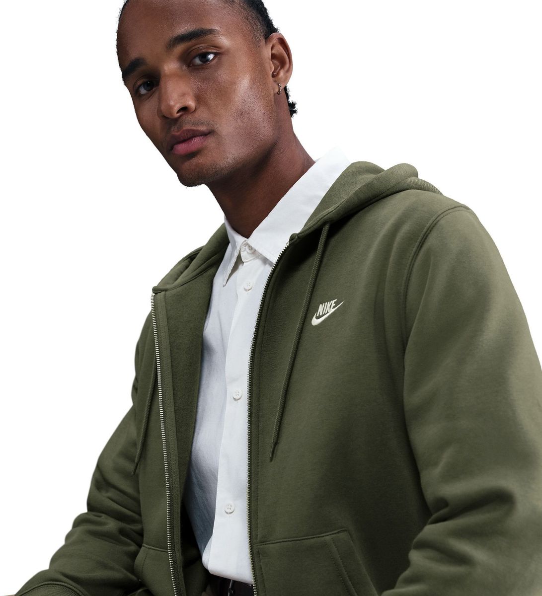 M NK CLUB BB FZ HOODIE