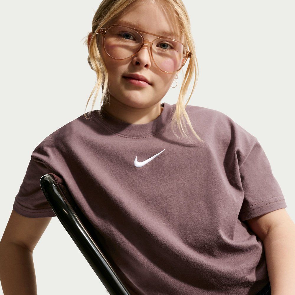 NIKE Kinder Unterjacke G NSW TEE BOY ESSNTL LBR