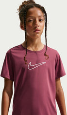 NIKE Kinder Unterjacke G NK DF ONE STD SS TOP HBR