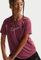 NIKE Kinder Unterjacke G NK DF ONE STD SS TOP HBR