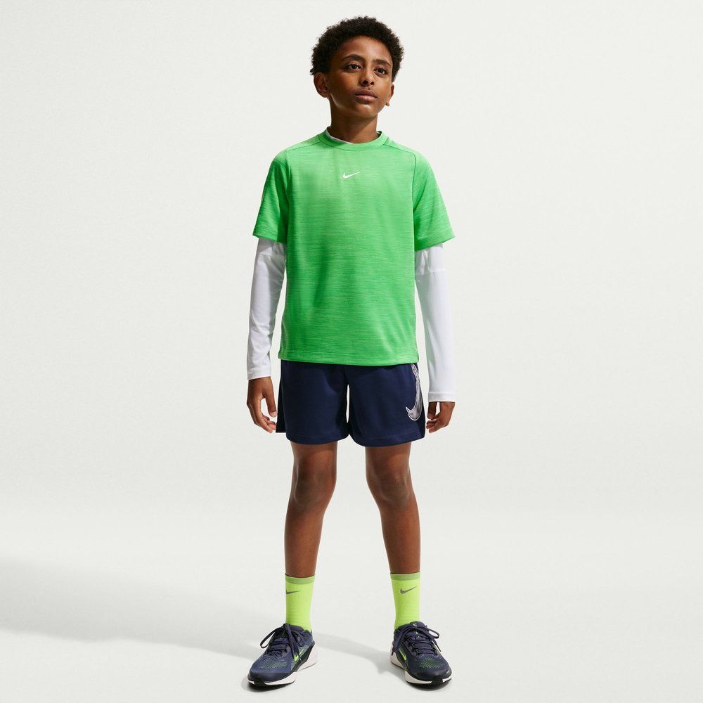NIKE Kinder Shirt B NK DF MULTI SS TOP LBR HTHR