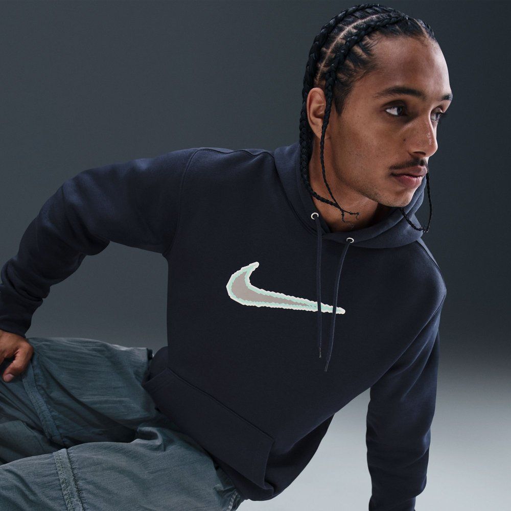 NIKE Herren Shirt M NK CLUB BB HDY NEO VARSITY