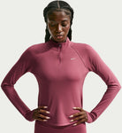NIKE Damen T-Shirt W NK TEMPO DF HZ TP