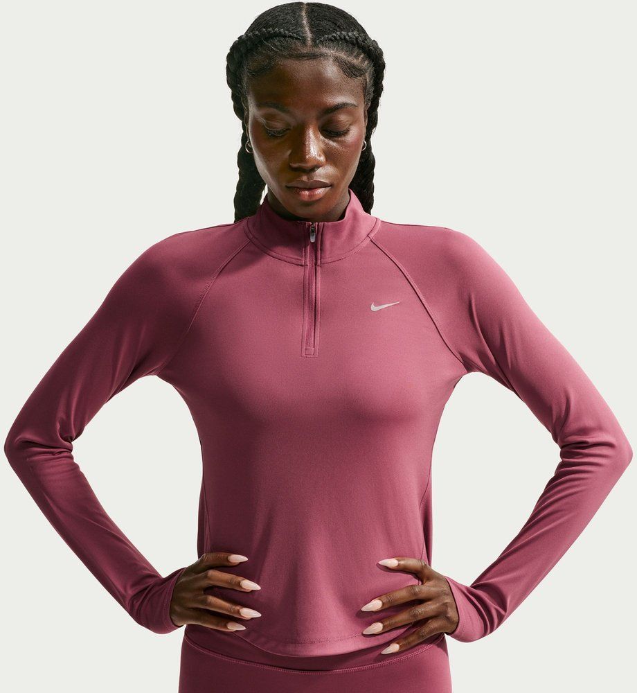 NIKE Damen T-Shirt W NK TEMPO DF HZ TP