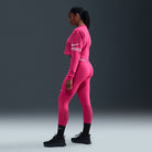 NIKE Damen Sweatshirt W NP DF FLC CREW TT GRX