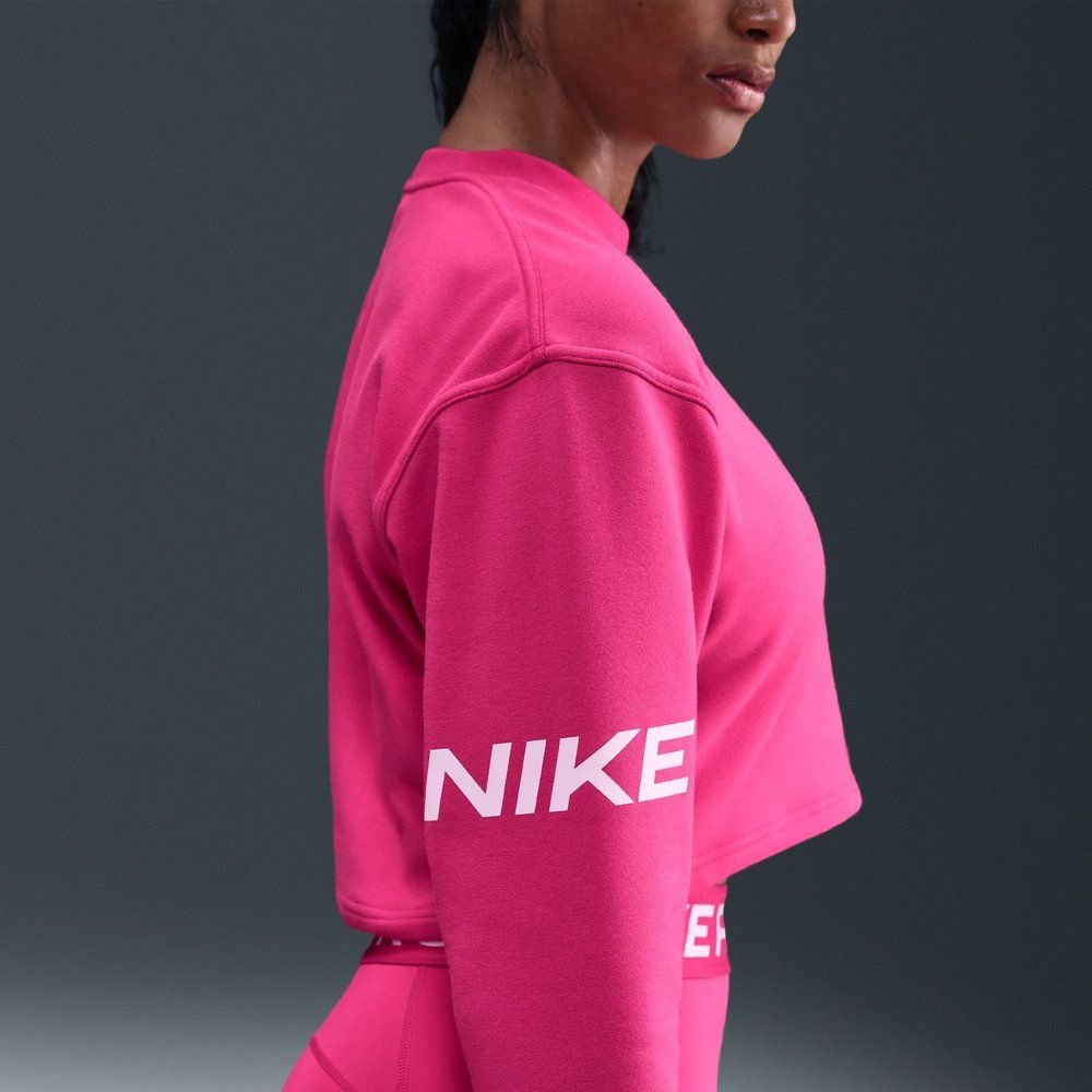 NIKE Damen Sweatshirt W NP DF FLC CREW TT GRX