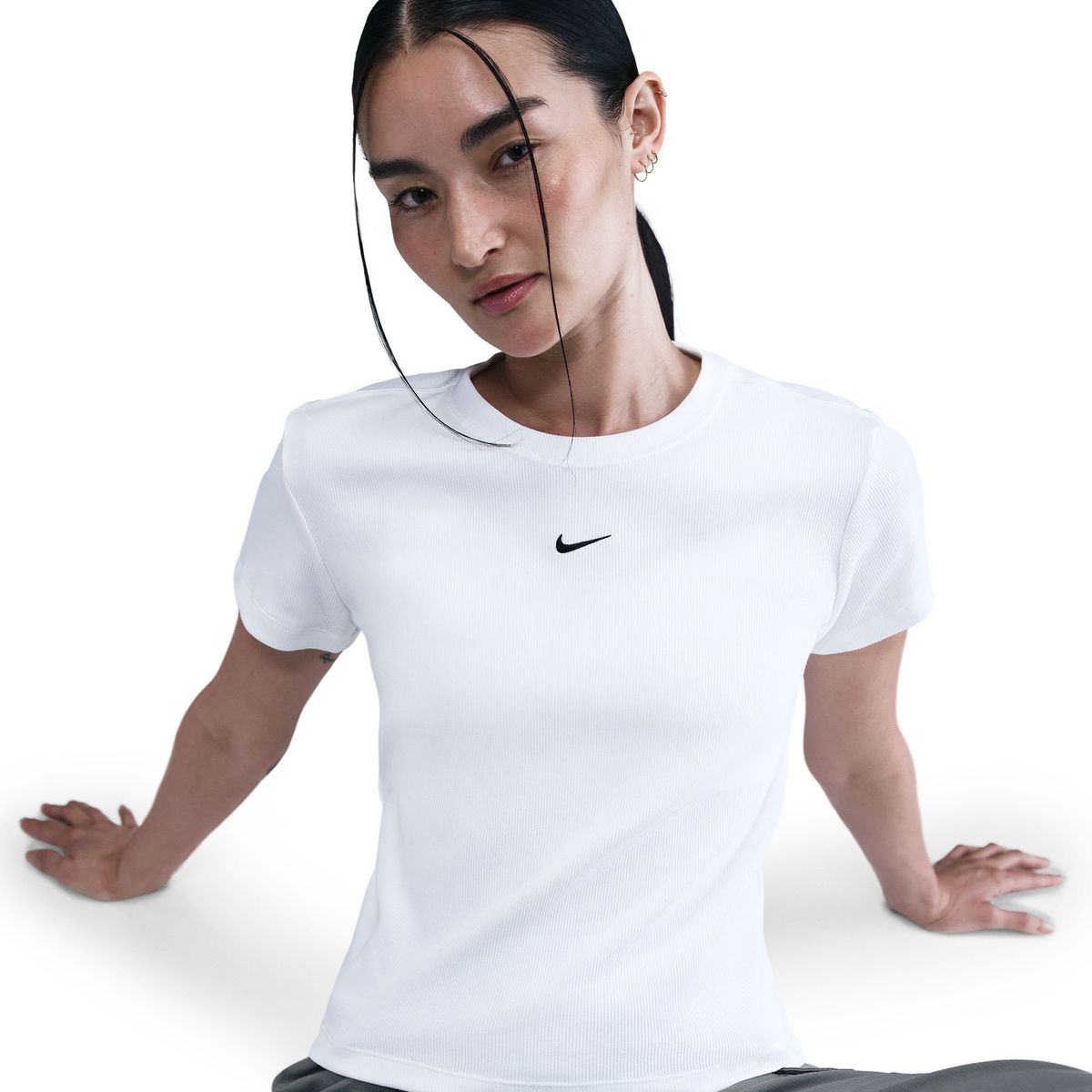 W NSW RIB TGHT SS TEE