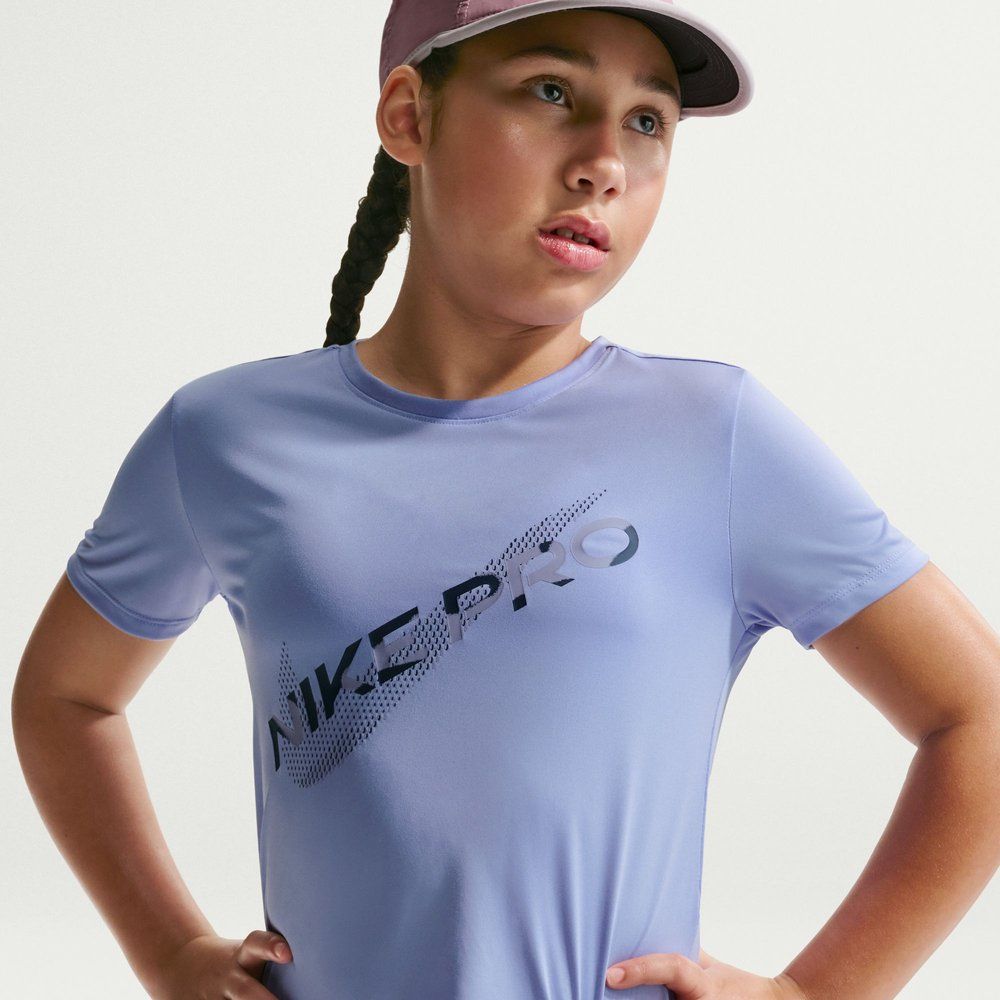 NIKE Kinder Shirt G NP DF SS TOP HBR VNR