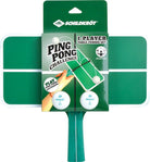 DONIC Tischtennis-Set Schildkröt Ping Pong Challenge Tischtennis-Set, 1 Schläger in Form einer kleinen Tischtennisplatte, mit Netzgarnitur, 2 Bälle, Geschicklichkeitsspiel für Groß und Klein, 788459