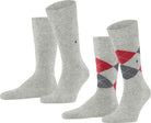 Burlington Everyday Argyle Mix 2-Pack Herren