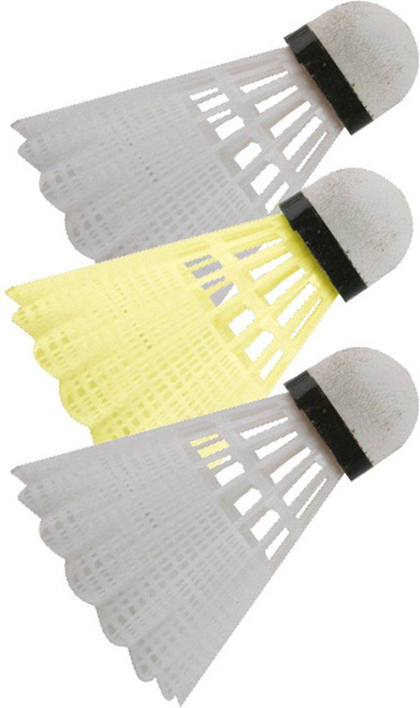 Talbot-Torro Badmintonball Tech 150, Kunststofffederball, 3er Dose