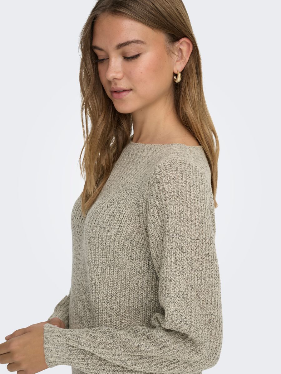JDYWHITNEY MEGAN L/S BOAT DRESS KNT